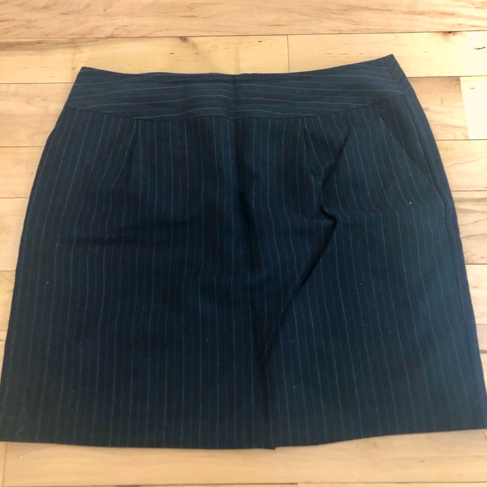 Talbots Wool Black Skirt 16P